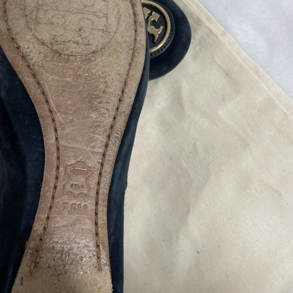 Tory Burch Suede Ballet Flats - Picture 3 of 6